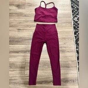 Beyond Yoga Spacedye Leggings and Tank (sold as set)